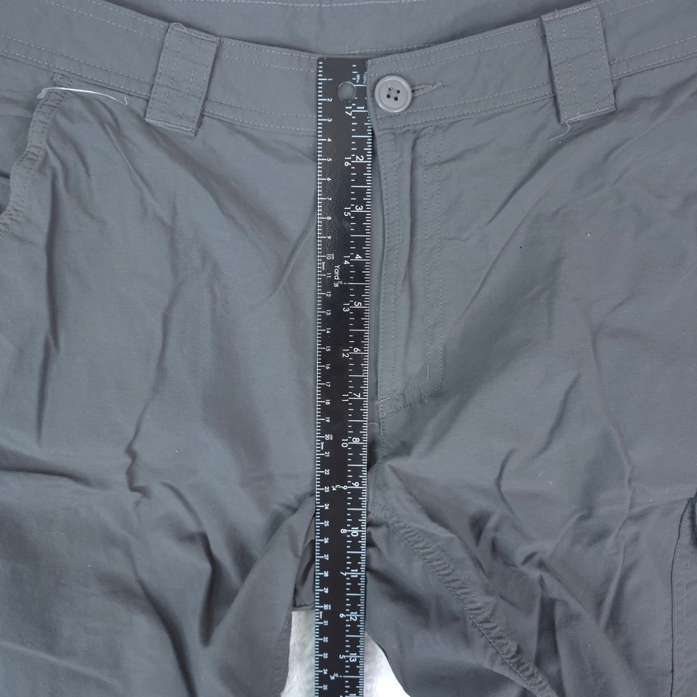 Columbia Cargo Pants Mens 34x32 Gray Omni-Shade Hiking Outdoor Nylon Gorpcore - Picture 11 of 12